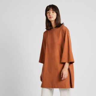 ユニクロ(UNIQLO)の美品★完売★ユニクロ★オーバーサイズスリットチュニック★XXL★大きいサイズ(チュニック)