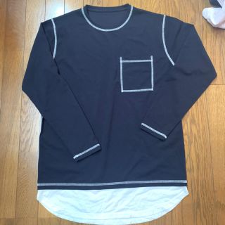 シップス(SHIPS)のフェイクレイヤー　ステッチ　カットソー　ロンT シップス(Tシャツ/カットソー(七分/長袖))