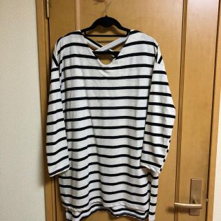 ボーダーカットソー　MIRIO様専用(Tシャツ(長袖/七分))