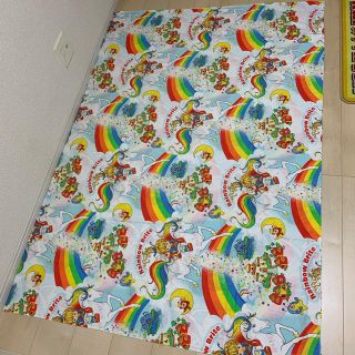 レインボーブライト大判USEDシーツ リメイク ビヴィンテージ ...