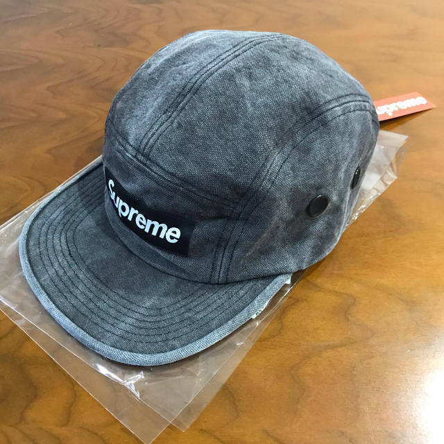 Supreme washed linen camp cap