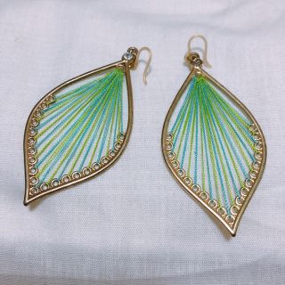 ローズバッド(ROSE BUD)のROSE BUD ピアス イヤリング アクセサリー グリーン ゴールド(ピアス)