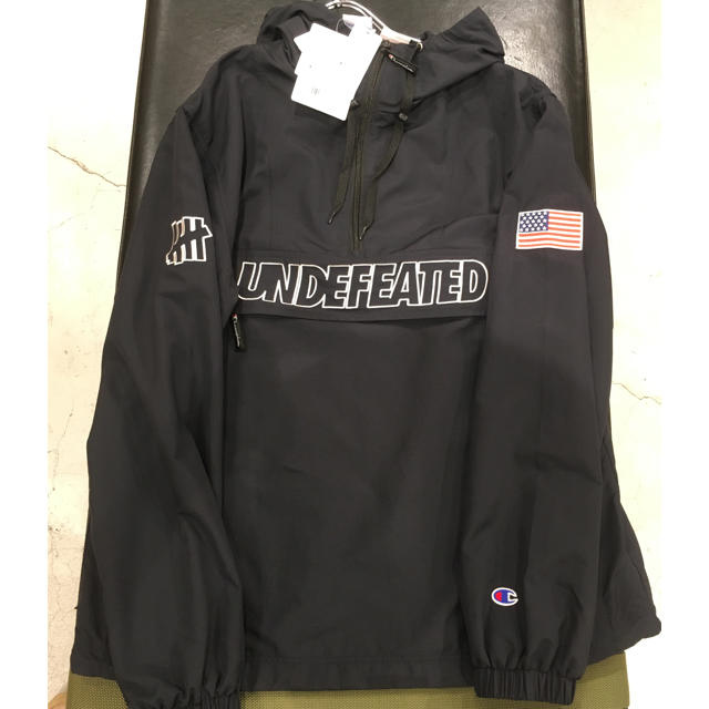 黒 XL UNDEFEATED CHAMPION ANORAK JACKET