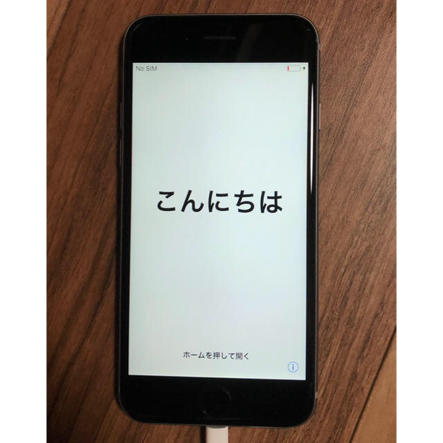 iPhone(アイフォーン)の海外iPhone6S Simフリー 64G スペースグレイ スマホ/家電/カメラのスマートフォン/携帯電話(スマートフォン本体)の商品写真