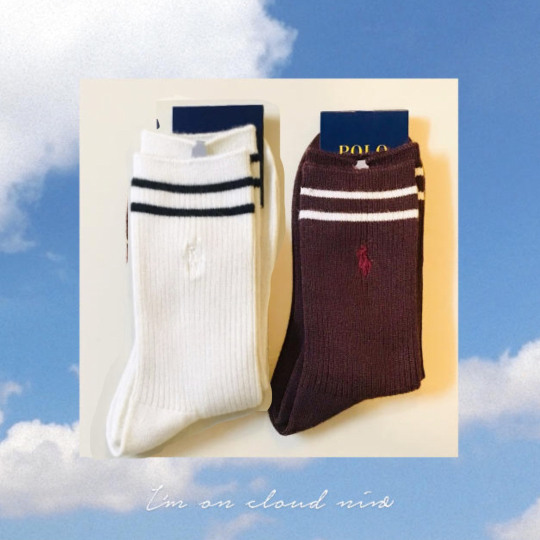 POLO RALPH LAUREN(ポロラルフローレン)のPOLO ラルフローレン ライン ソックス セット♬ レディースのレッグウェア(ソックス)の商品写真