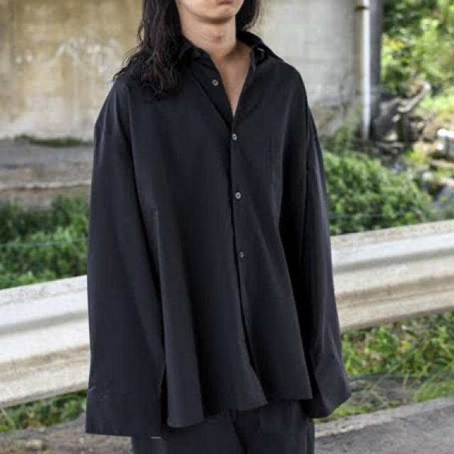 stein 19AW OVERSIZED DOWN PAT SHIRT