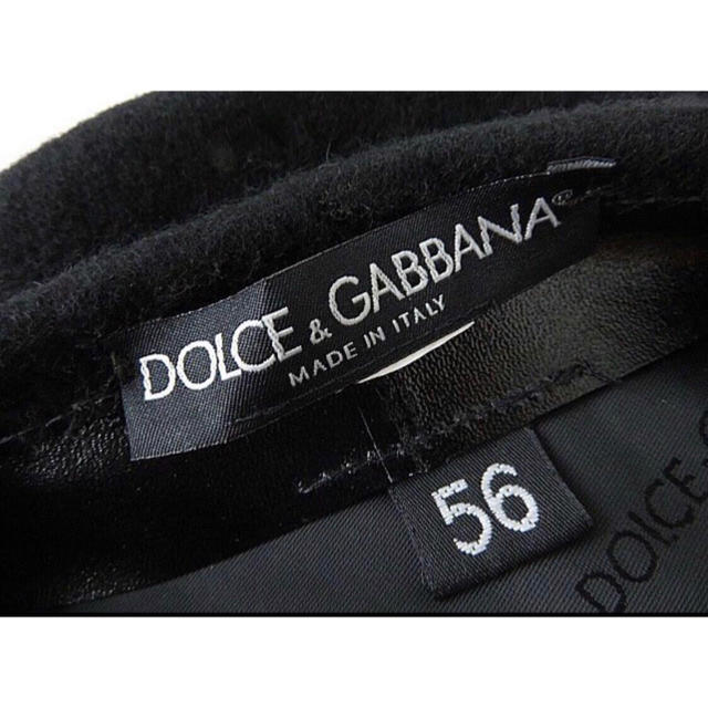 DOLCE&GABBANA(ドルチェアンドガッバーナ)のDOLCE&GABBANA ドルチェ＆ガッバーナ ベレー帽 定番 帽子 レディースの帽子(ハンチング/ベレー帽)の商品写真