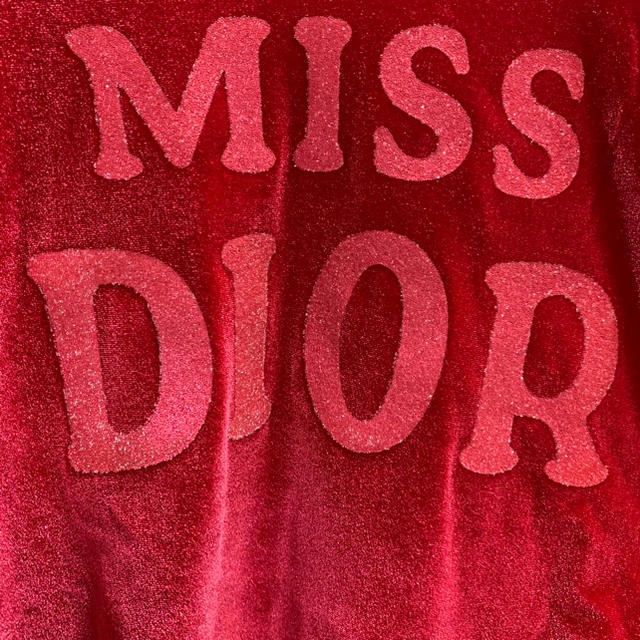 Christian Dior(クリスチャンディオール)のクリスチャン・ディオール ベロア ロングTシャツ キッズ/ベビー/マタニティのキッズ服女の子用(90cm~)(Tシャツ/カットソー)の商品写真