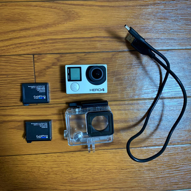 【値下げ！！】GoPro hero4 シルバーカメラ