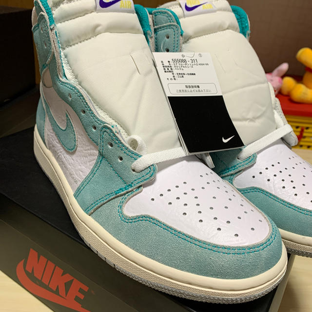 NIKE(ナイキ)の新品未使用 27.5cmAIR JORDAN 1 TURBO GREEN メンズの靴/シューズ(スニーカー)の商品写真