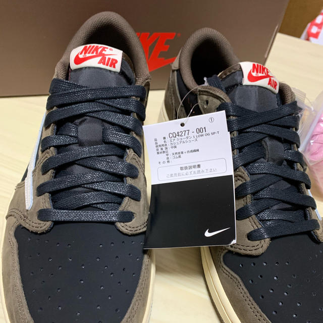 新品未使用 TRAVIS SCOTT X AIR JORDAN 1 LOW