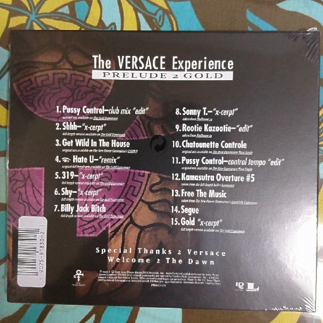 Versace Experience Prelude 2 Gold/Prince エンタメ/ホビーのCD(ポップス/ロック(洋楽))の商品写真