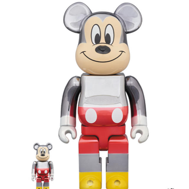 MEDICOM TOY(メディコムトイ)のBE@RBRICK fragmentdesign MICKEY MOUSE  エンタメ/ホビーのフィギュア(その他)の商品写真