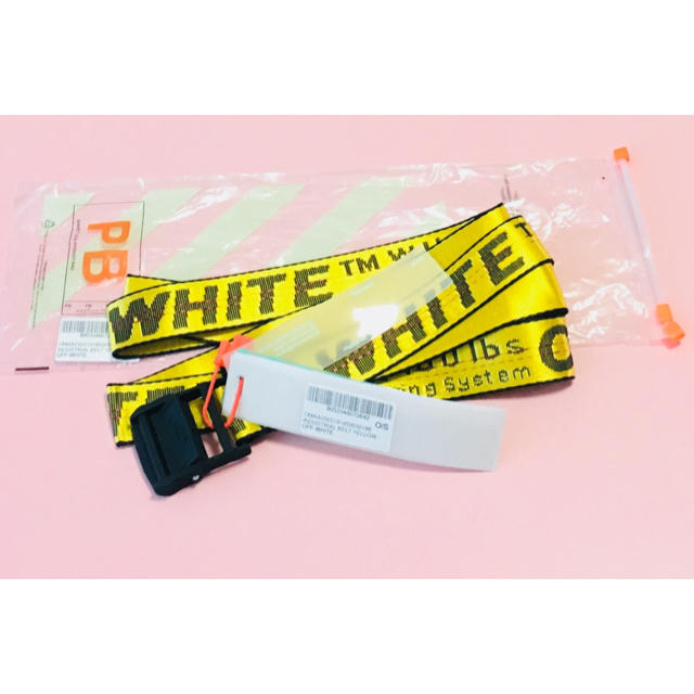 OFF-WHITE(オフホワイト)の新品 OFF-WHITE INDASTRIAL BELT ロングタイプ  メンズのファッション小物(ベルト)の商品写真