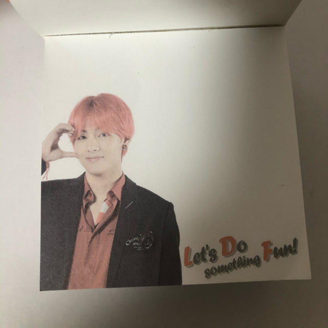 防弾少年団(BTS)(ボウダンショウネンダン)のLDF 非売品　BTS メモ　テテ エンタメ/ホビーのタレントグッズ(アイドルグッズ)の商品写真