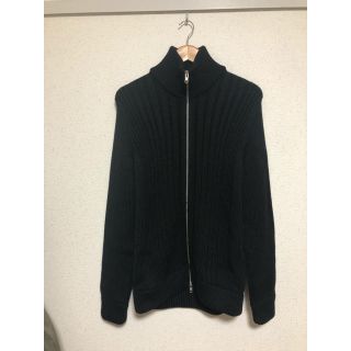 マルタンマルジェラ(Maison Martin Margiela)の11AW ⑩ マルジェラ ドライバーズニット 黒 Sサイズ(ニット/セーター)