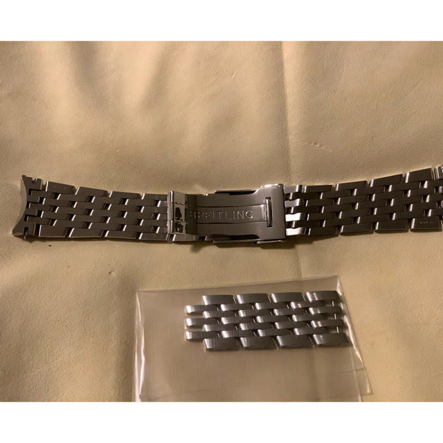 最安挑戦！ ナビタイマーBLACK BLACKの金属ベルト 腕時計(アナログ