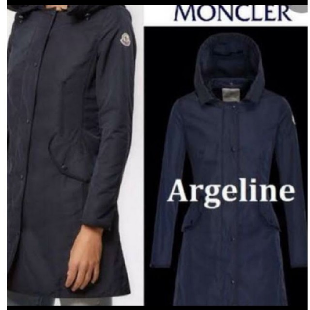 MONCLER(モンクレール)の正規品・Moncler ARGELINE サイズ0 ネイビー レディースのジャケット/アウター(その他)の商品写真