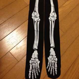 わけあり 骸骨スケルトンストッキング(タイツ/ストッキング)