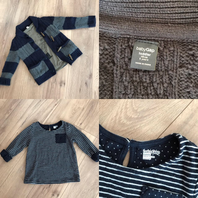 babyGAP(ベビーギャップ)の100サイズ まとめ売り セット キッズ/ベビー/マタニティのキッズ服男の子用(90cm~)(Tシャツ/カットソー)の商品写真