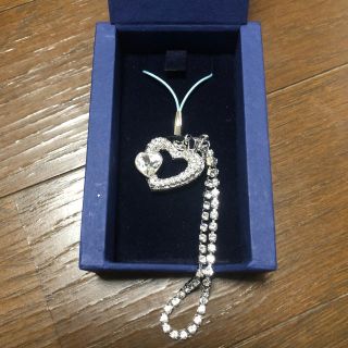 スワロフスキー(SWAROVSKI)のスワロフスキーストラップ　モモちゃん様♡(キーホルダー/ストラップ)