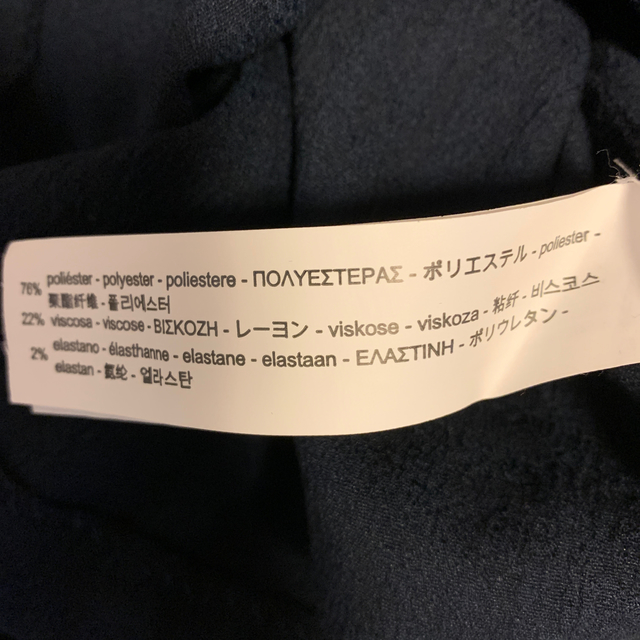 ZARA(ザラ)のザラ ワンピース ネイビー S レディースのワンピース(ひざ丈ワンピース)の商品写真