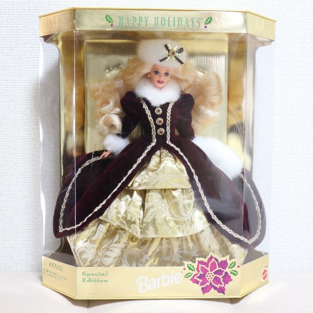 #08 バービー人形 HAPPY HOLIDAYS 美品 Barbie