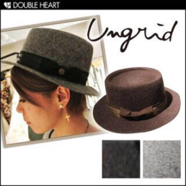 Ungrid(アングリッド)のungrid♡ウールカンカン帽 レディースの帽子(ハット)の商品写真