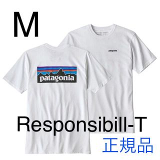 パタゴニア(patagonia)の最新2019 パタゴニア Tシャツ Mサイズ 新品未使用品 White(Tシャツ/カットソー(半袖/袖なし))