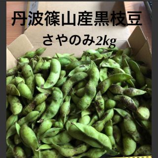 丹波篠山産 黒枝豆 さやのみ2kg (野菜)