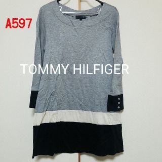 トミーヒルフィガー(TOMMY HILFIGER)のA597♡トミーヒルフィガー(カットソー(長袖/七分))