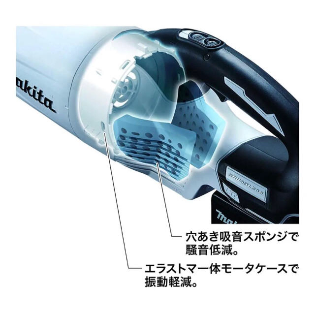 マキタ 掃除機 充電式 クリーナー cl282 fdzw 新品 2