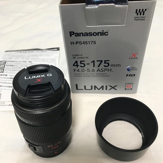 LUMIX G VARIO PZ 45-175mm F4.0-5.6ASPH 高級ブランド www.gold-and ...