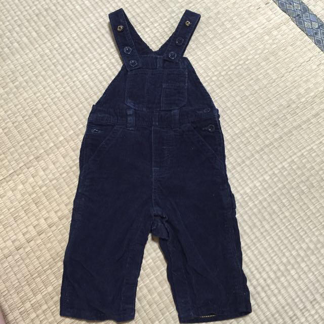 babyGAP(ベビーギャップ)の 4月末まで値下げ！【80】オーバーオール キッズ/ベビー/マタニティのベビー服(~85cm)(パンツ)の商品写真