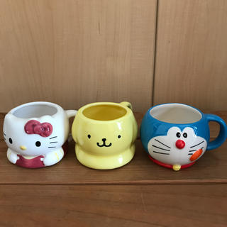 サンリオ(サンリオ)のキャラクターの陶器カップセット(グラス/カップ)