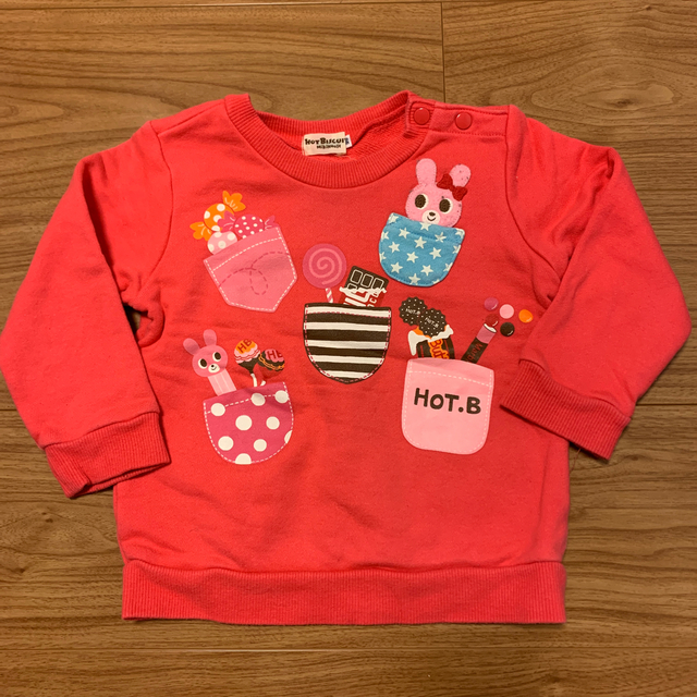 mikihouse(ミキハウス)のホットビセット キッズ/ベビー/マタニティのキッズ服女の子用(90cm~)(Tシャツ/カットソー)の商品写真