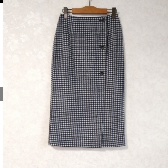 IENA(イエナ)の【新品】IENA🔷Wフェイスリバーシブルミッドカーフスカート レディースのスカート(ひざ丈スカート)の商品写真