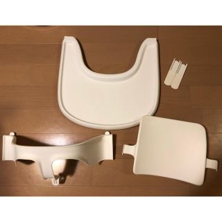 ストッケ(Stokke)のストッケ トリップトラップ ベビーセット&トレイ ホワイト(その他)