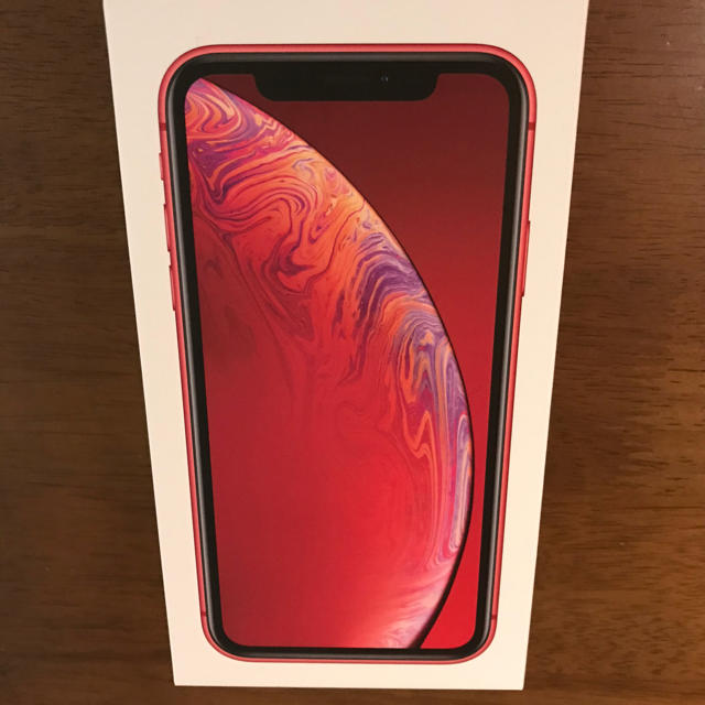 新品 未使用 iPhone XR 128 GB RED SIMフリー スマホ/家電/カメラのスマートフォン/携帯電話(スマートフォン本体)の商品写真