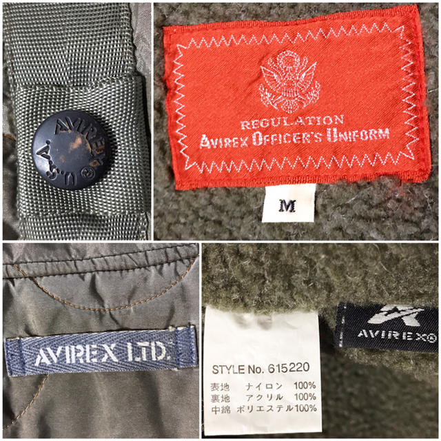 AVIREX(アヴィレックス)のAVIREX送料込¥定価3万5千程ミリタリージャケット美品ボア毛コート冬アウター メンズのジャケット/アウター(ミリタリージャケット)の商品写真