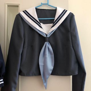 今日から俺は 赤坂理子 セーラー服 グレー(コスプレ)