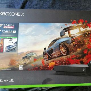 エックスボックス(Xbox)のxbox one x 本体未使用　ソフト、ダウンロードコード欠品　送料無料(家庭用ゲーム機本体)