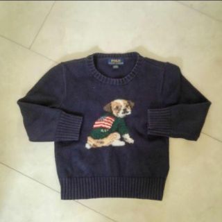 ラルフローレン(Ralph Lauren)のラルフローレン　セーター　110　ネイビー(ニット)