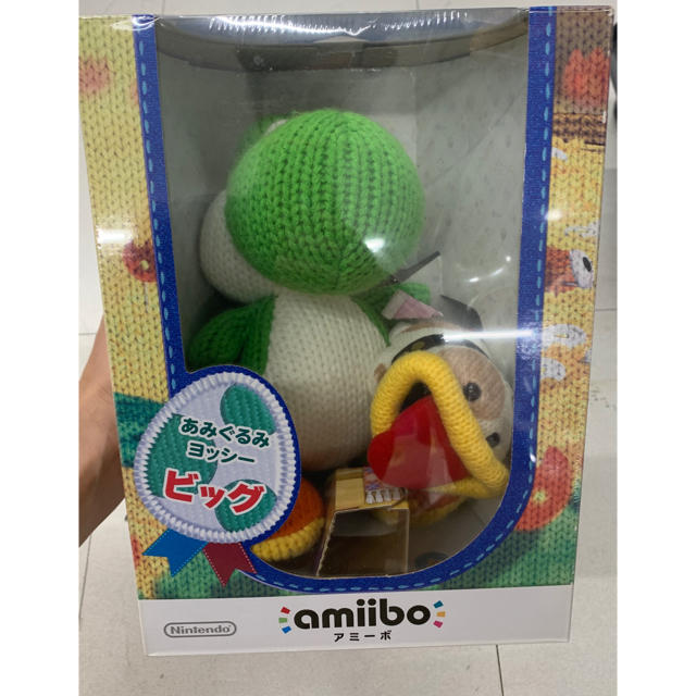 海外 amiibo あみぐるみヨッシー ビッグ ヨッシー ウールワールド