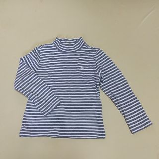 バーバリー(BURBERRY)のバーバリー　ハイネック　ボーダー　長袖Tシャツ　120(Tシャツ/カットソー)