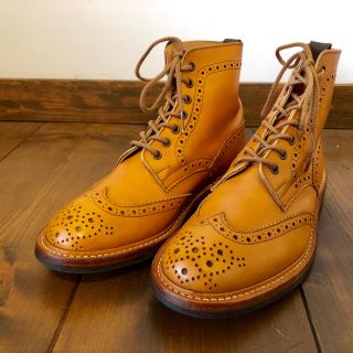 トリッカーズ(Trickers)の【美品】トリッカーズ カントリーブーツ モールトン サイズUS 7.5(ブーツ)