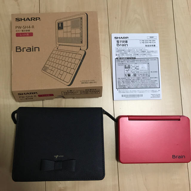 SHARP - 人気の赤色☆SHARP電子辞書Brain PW_SA4の通販 by ハイジ's shop｜シャープならラクマ