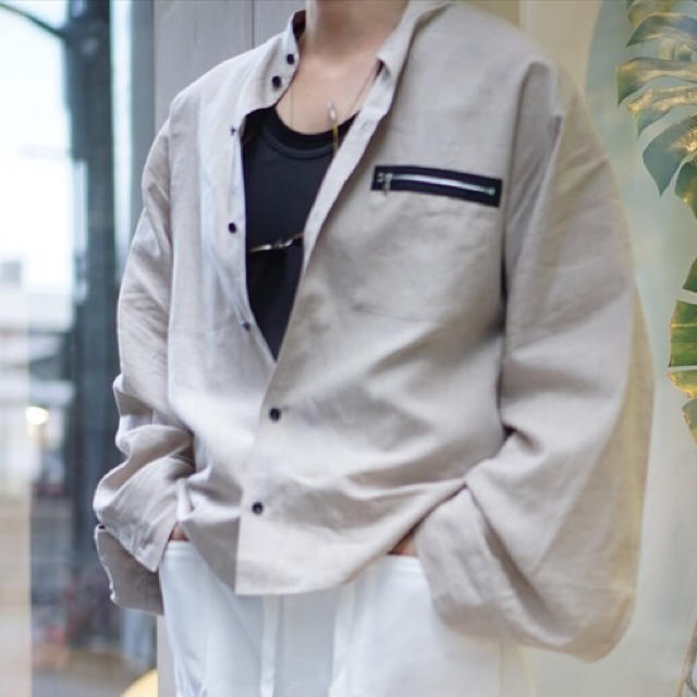 100%新品SALE SUNSEA - SUNSEA 18SS Cotton Bomber Shirts の通販 by