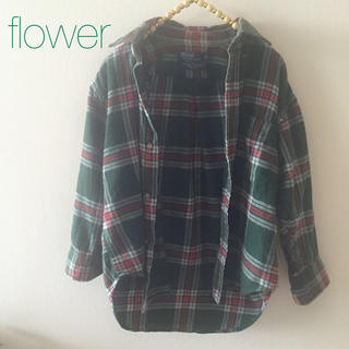 フラワー(flower)の古着POLO♡flower購入ネルシャツ(シャツ/ブラウス(長袖/七分))