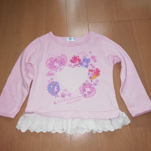 プリキュアトレーナー キッズ/ベビー/マタニティのキッズ服女の子用(90cm~)(Tシャツ/カットソー)の商品写真